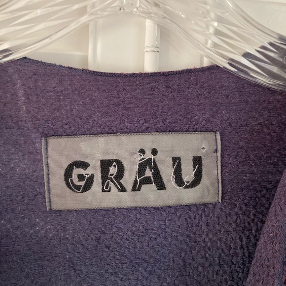 GRAU Multicolor Shimmering Draping Jacket O/S The Grau House - Picture 7 of 8